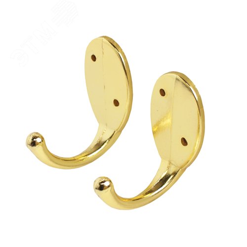 Крючок-вешалка  СТАНДАРТ 1089 GP золото - фото 1