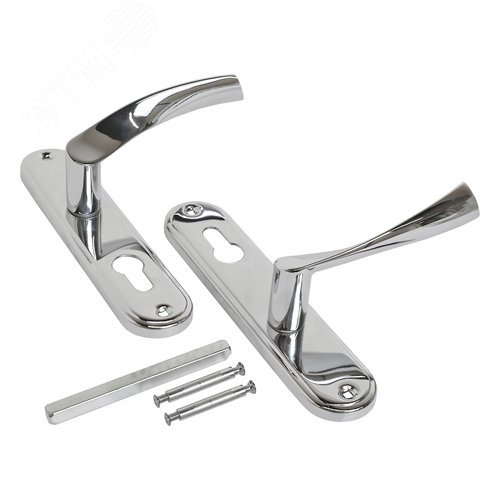 Комплект ручек АЛЛЮР 103-1 61,5 мм CP хром - фото 2