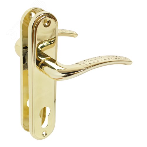 Комплект ручек АЛЛЮР 132-1 70 мм GP золото - фото 1