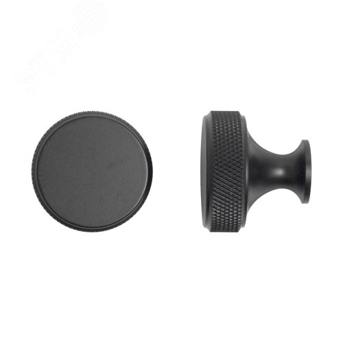 Ручка-кнопка мебельная StahlBuro AP2704 2шт., BL матовый черный - фото 6