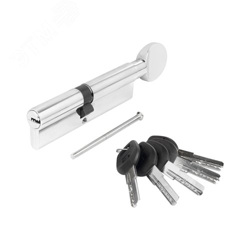 Цилиндровый механизм АЛЛЮР HD FG 100-5К CP (45х55G) хром - фото 1