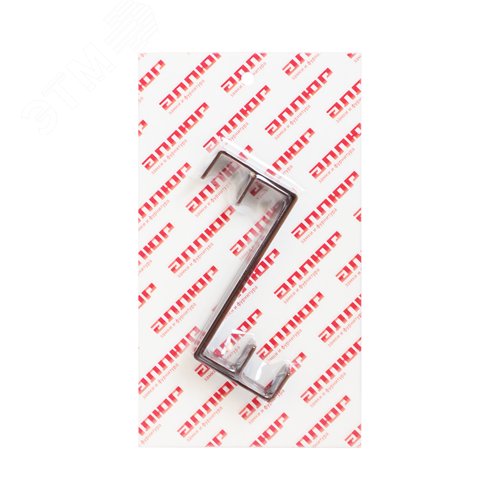 Крючок на дверь АЛЛЮР КДН-2 (20х40) коричневый 2 шт - фото 2