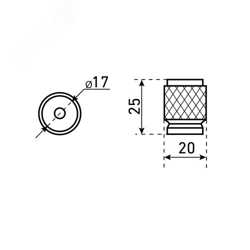Ручка-кнопка мебельная StahlBuro AP2706 2шт., CP хром - фото 4
