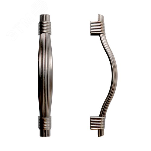 Ручка-скоба мебельная StahlBuro C2518-96 2шт., AS состаренное серебро - фото 6