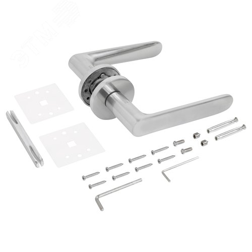 "Комплект ручек АЛЛЮР АРТ ""ДОНАТА"" SC (9390) мат.хром " - фото 2