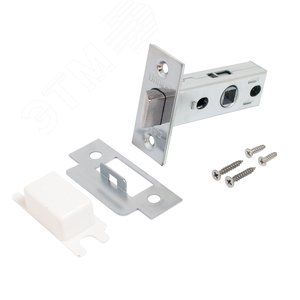 Изображение товара Защёлка АЛЛЮР АРТ L45-8 SC матовый хром торц.планка 25мм б/ручек (шт)