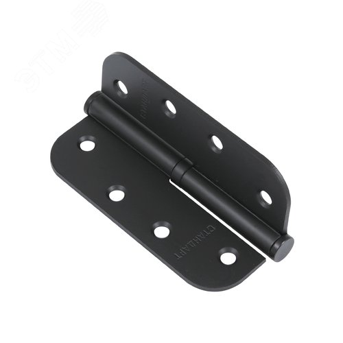 Петля дверная СТАНДАРТ 100х70х2,5 1BB-L (R14) BL матовый черный левая - фото 1