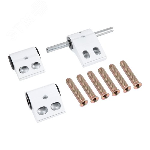 Петля дверная БУЛАТ ПН-153,5х96.9016 белый - фото 4