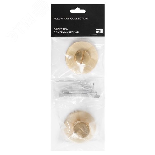 Сантехническая завертка к ручкам ALLUR ART COLLECTION BK-R4 MSG(72170) итал. матовое золото - фото 4