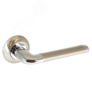 Изображение товара Ручка на круглой накладке (комплект). АЛЛЮР АРТ ПОЛО SN/CP (1582) никель матовый (шт)