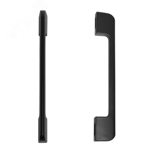 Ручка-скоба мебельнаяStahlBuro A300-128 2шт., BL матовый черный - фото 2