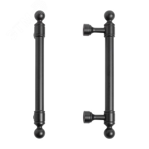 Ручка-скоба мебельная StahlBuro AP2306-96 2шт., BL матовый черный - фото 5