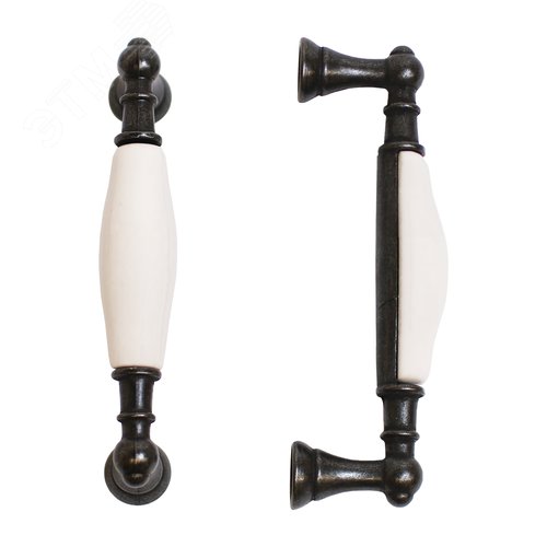 Ручка-скоба мебельная StahlBuro С2498-96 2шт., BL матовый черный - фото 2