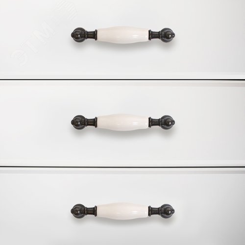 Ручка-скоба мебельная StahlBuro С2498-96 2шт., BL матовый черный - фото 5