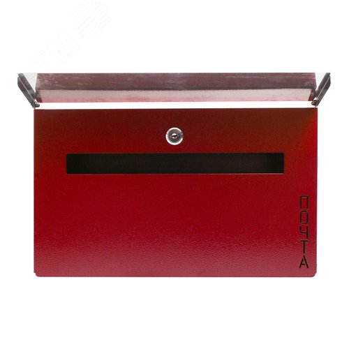 Ящик почтовый АЛЛЮР №5010 шагрень красный - фото 4
