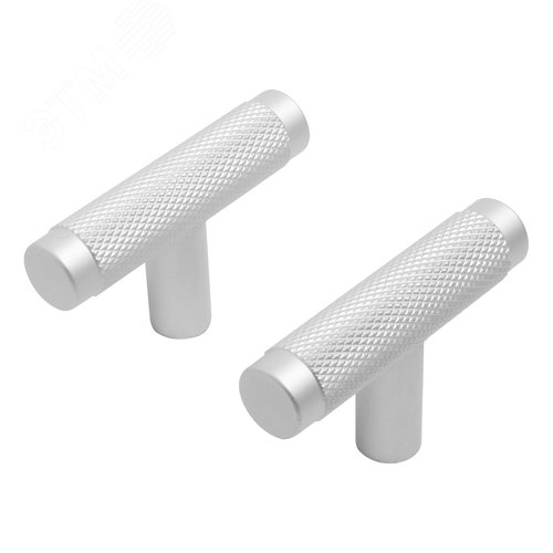 Изображение товара Ручка-кнопка мебельная StahlBuro AP2308 2шт., W матовый белый хром (шт)