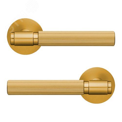 "Комплект ручек ALLUR ART COLLECTION ""ESTETA"" MSG (53170) итал. матовое золото" - фото 4