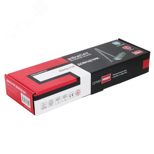 Доводчик дверной  БУЛАТ PROFI ДД 802/5 B-S (25-120 кг) серебро - фото 3