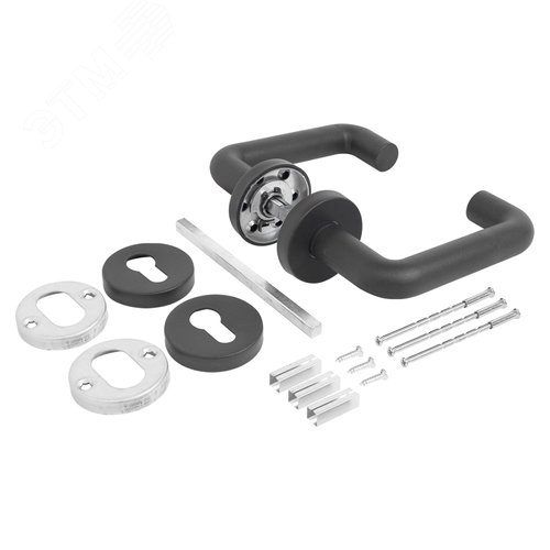 Комплект ручек СТАНДАРТ 0203 (60-100)/R01 BLACK - фото 2