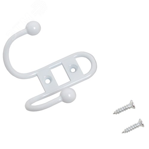 Крючок-вешалка StahlBuro 208 B WW белый - фото 1