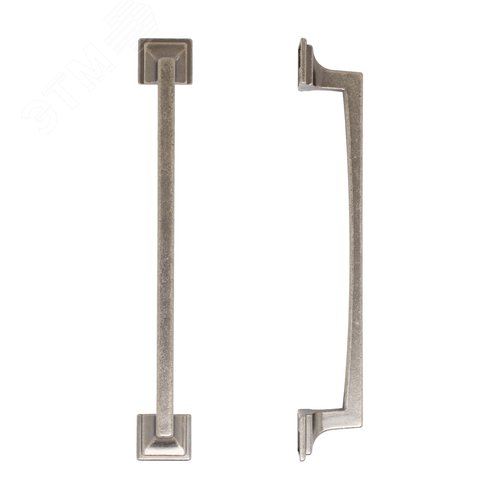 Ручка-скоба мебельная StahlBuro C2526-96 2шт., AS состаренное серебро - фото 5