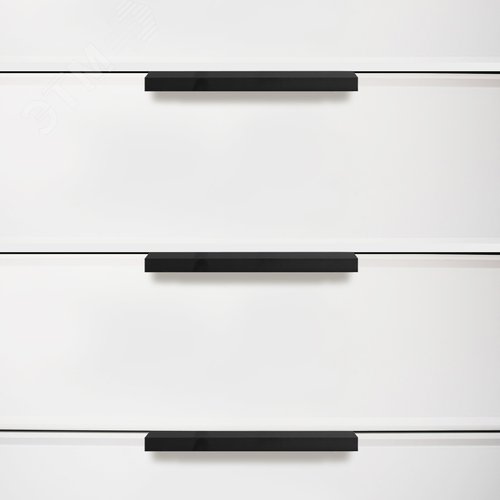 Ручка-профиль мебельная StahlBuro A306-96 2шт., BL матовый черный - фото 5