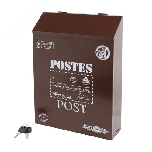 Изображение товара Ящик почтовый АЛЛЮР №3010 шоколадно-коричневый (шт)