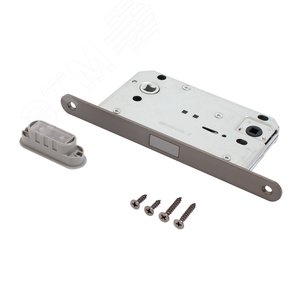 Изображение товара Защёлка магнитная АЛЛЮР АРТ 5300-MC-WC MBN графит с фиксатором (шт)