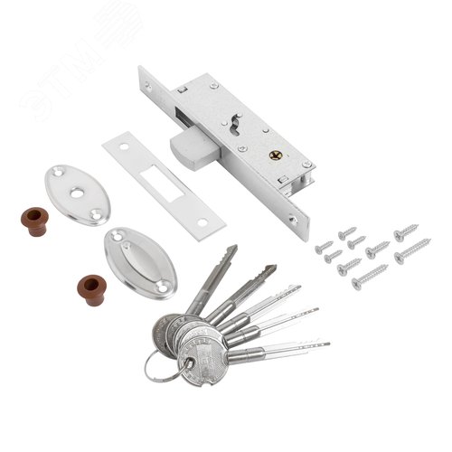 Замок врезной для откатных ворот БУЛАТ  ЗВ 1-1П.20.00.20.04 (71-K-CR) - фото 2