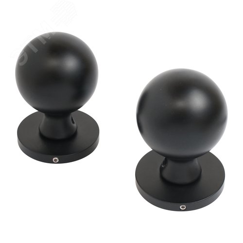 "Комплект ручек ALLUR ART COLLECTION ""SFERA"" BL (59150) матовый черный" - фото 1