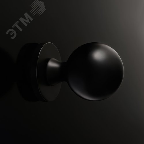 "Комплект ручек ALLUR ART COLLECTION ""SFERA"" BL (59150) матовый черный" - фото 6