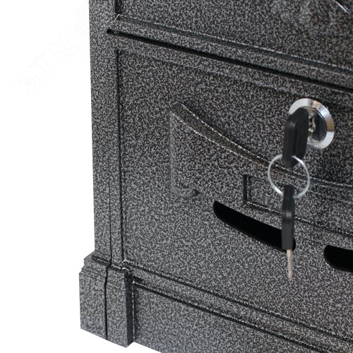 "Ящик почтовый АЛЛЮР №4011 ""Герб"" серебро" - фото 5