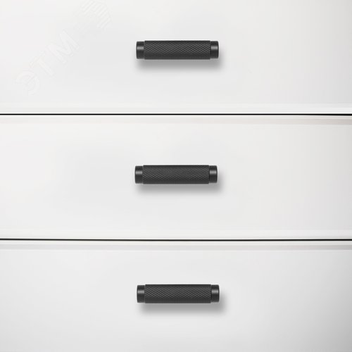 Ручка-кнопка мебельнаяStahlBuro AP2308 2шт., BL матовый черный - фото 6