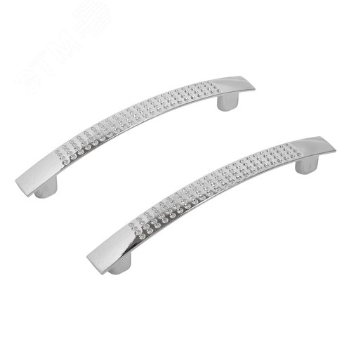 Ручка-скоба мебельнаяStahlBuro A345-96 2шт., CP хром - фото 1