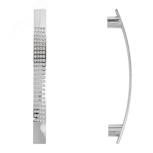 Ручка-скоба мебельнаяStahlBuro A345-96 2шт., CP хром - фото 5