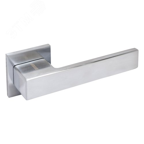 "Комплект ручка и защелка АЛЛЮР АРТ ""РИНГО"" SC+L7050S SC+BK-S2 SC (8390/S7050) матовый хром " - фото 2