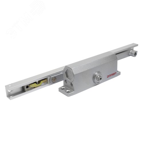 Доводчик дверной АЛЛЮР  COMFORT ДД 168/3-4 AH-S (до 100 кг) серебро - фото 1