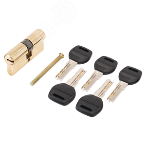 Изображение товара Механизм цилиндровый для врезных замков, АЛЛЮР HD F 60-5К BP золото (латунь) (шт)