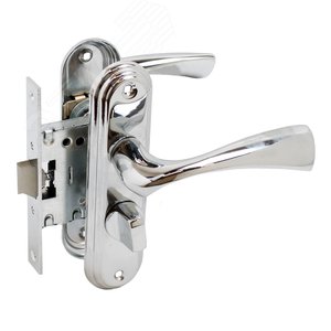 Изображение товара Защелка БУЛАТ ЗЩ1-Д03.04 (П) НОМОС хром ПРАВАЯ ВНУТР/ЛЕВАЯ НАРУЖНЯЯ с фиксацией (шт)