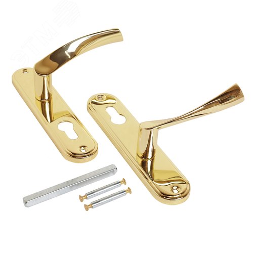 Комплект ручек АЛЛЮР 103-1 61,5 мм GP латунь - фото 4