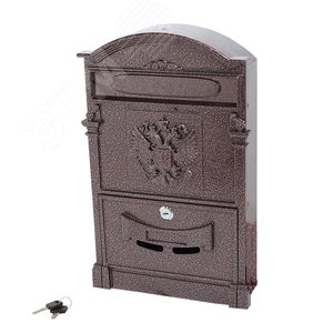 Изображение товара Ящик почтовый АЛЛЮР №4011 Герб медь (шт)