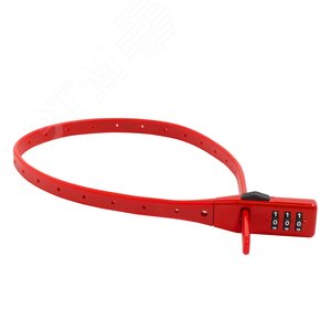 Изображение товара Замок навесной БУЛАТ ВС 455 НС (11*530) кодовый с нерж тросом (шт)