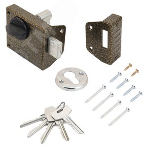 Изображение товара Замок накладной СТАНДАРТ Россия ЗН1-2.1С бронза (шт)