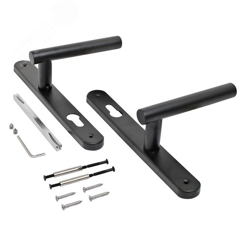 Ручка на планке БУЛАТ РФ 85.30.10.02НС черный AISI 201 INOX - фото 5