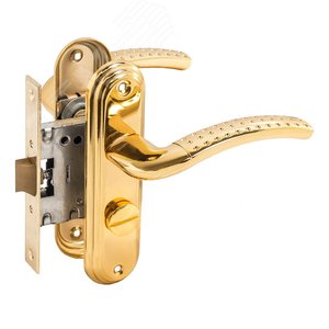 Изображение товара Защелка БУЛАТ ЗЩ1-Д01.05 (Л) АЛЬФА золото ЛЕВАЯ ВНУТР/ПРАВАЯ НАРУЖНЯЯ с фиксацией (шт)