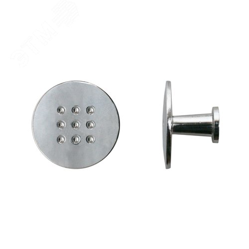 Ручка-кнопка мебельнаяStahlBuro A507 2шт., CP хром - фото 5