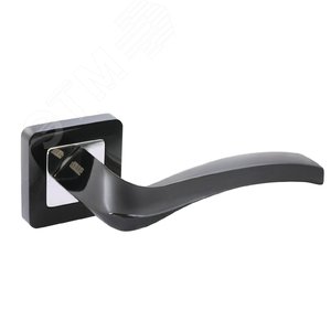 Изображение товара Ручка на квадратной накладке (комплект). АЛЛЮР АРТПАОЛА BN (21100) черный никель (шт)