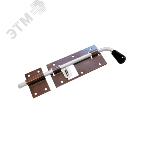 Засов Домарт гаражный с проушиной 400 мм мод.2 медь антик. (5) - фото 1