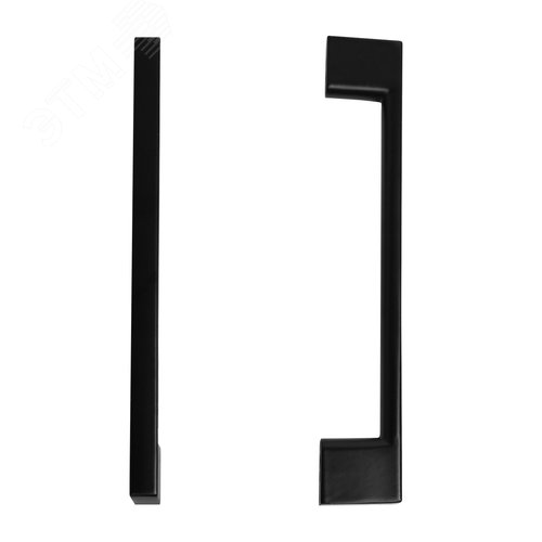 Ручка-скоба мебельная StahlBuro A302-128 2шт., BL матовый черный - фото 2