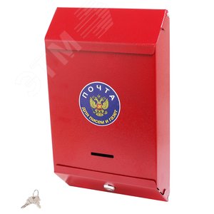Изображение товара Ящик почтовый с замком (красн. шагрень) (шт)